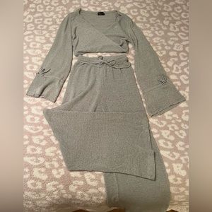 2 piece White Fox Boutique Set